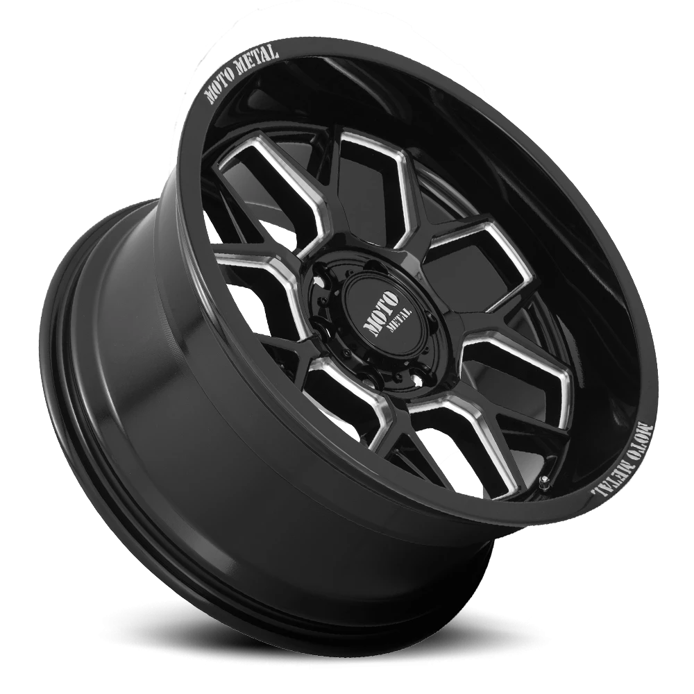Moto Metal MO803 20x10" 6x135mm 87.1mm CB -18mm Gloss Black Milled