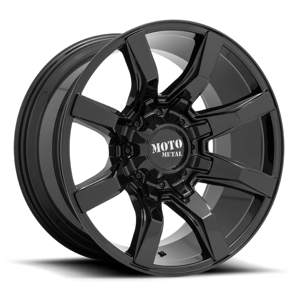 Moto Metal MO804 20x9" 8x165.1mm 125.1mm CB 0mm Gloss Black