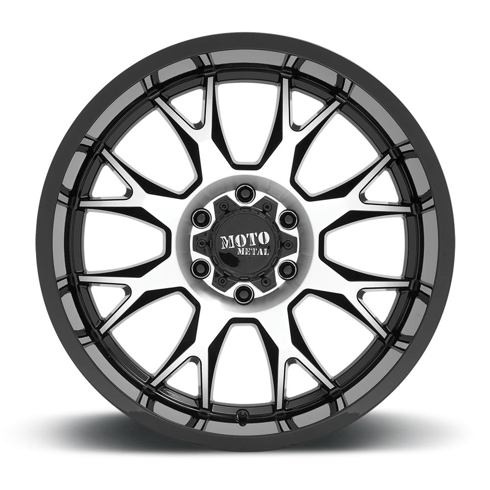 Moto Metal MO806 20x9" 5x139.7mm 78.1mm CB 0mm Gloss Black Machined