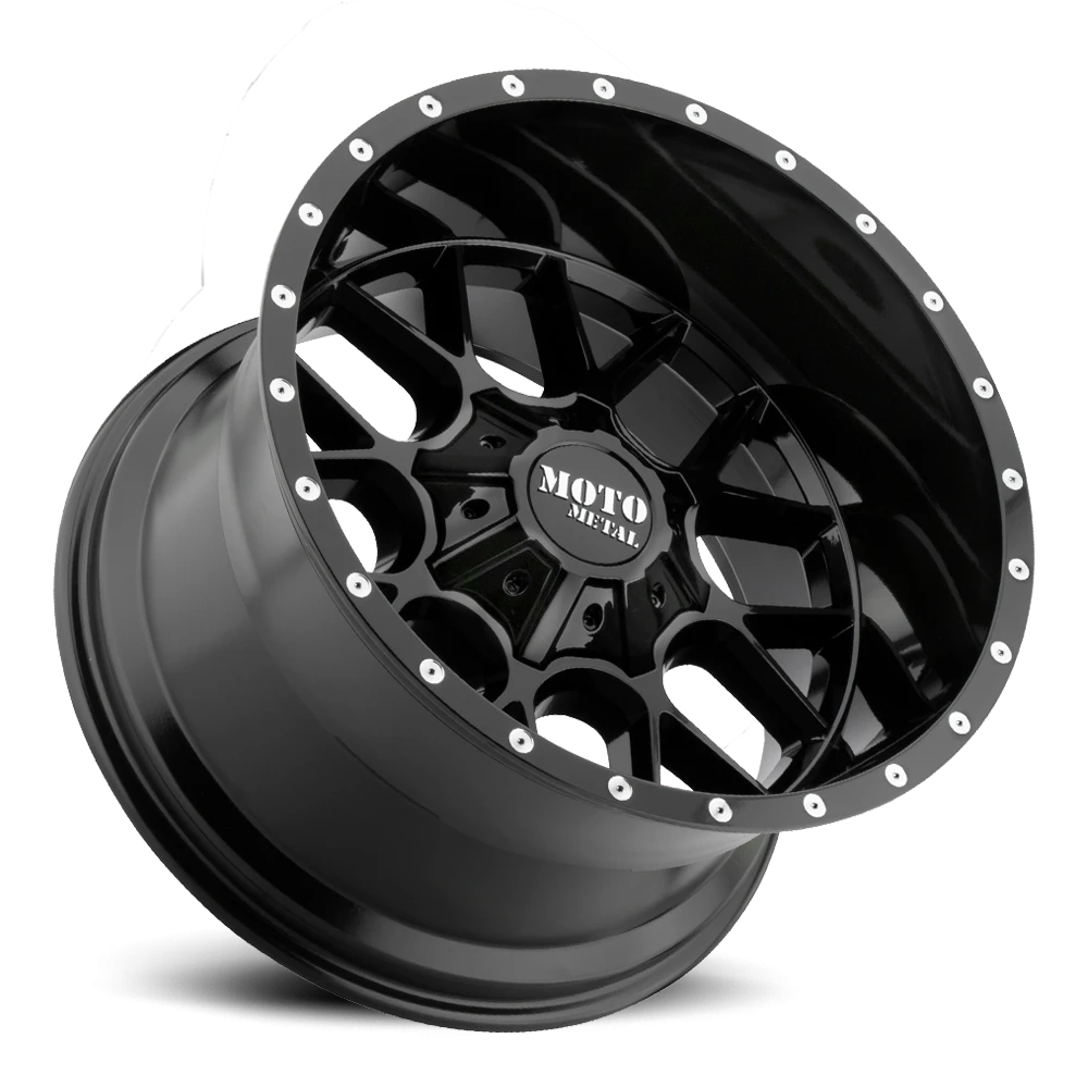 Moto Metal MO986 20x10" 5x127mm 78.3mm CB -18mm Gloss Black