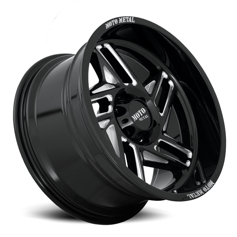Moto Metal MO996 20x12" 6x139.7mm 106.25mm CB -44mm Gloss Black Milled