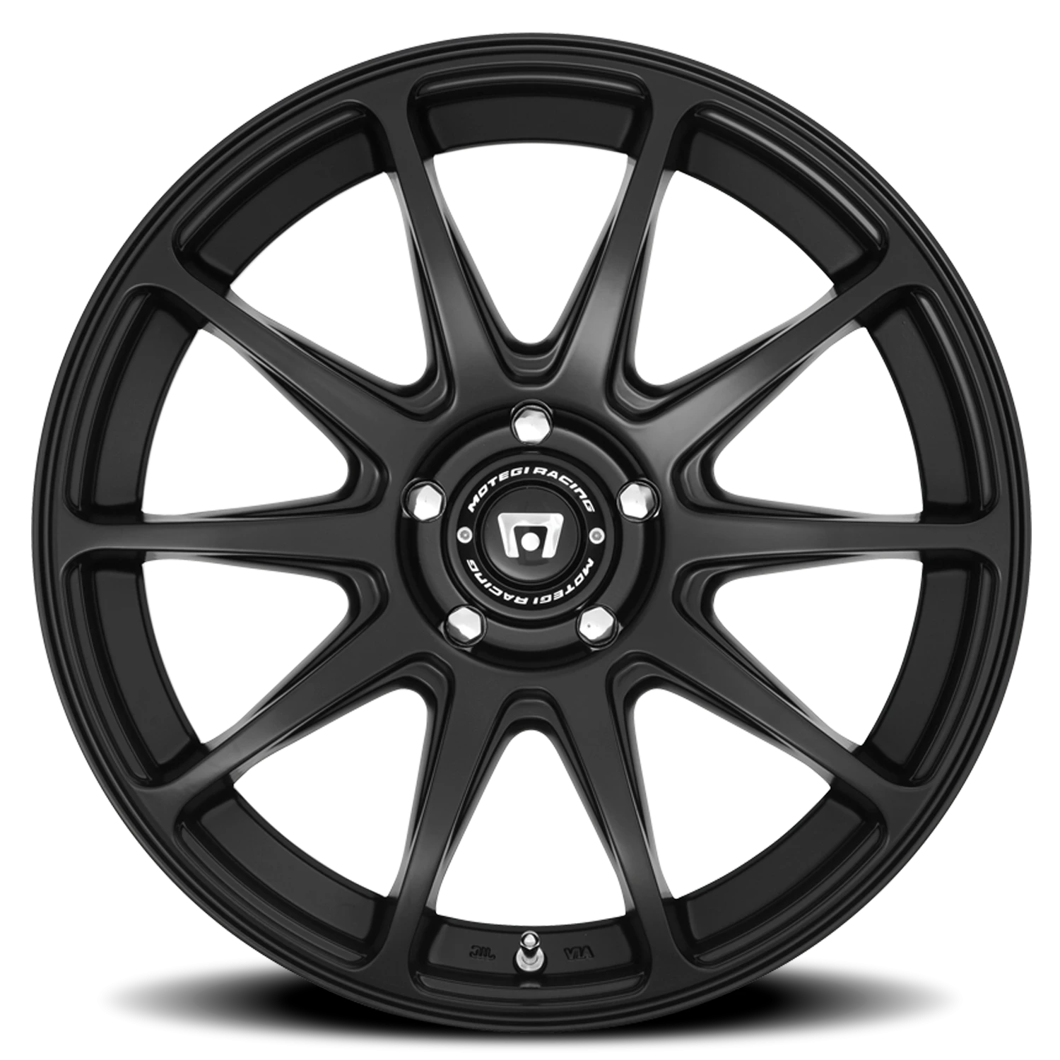 Motegi MR127 CS10 20x8.5" 5x114.3mm 72.56mm CB +25mm Satin Black