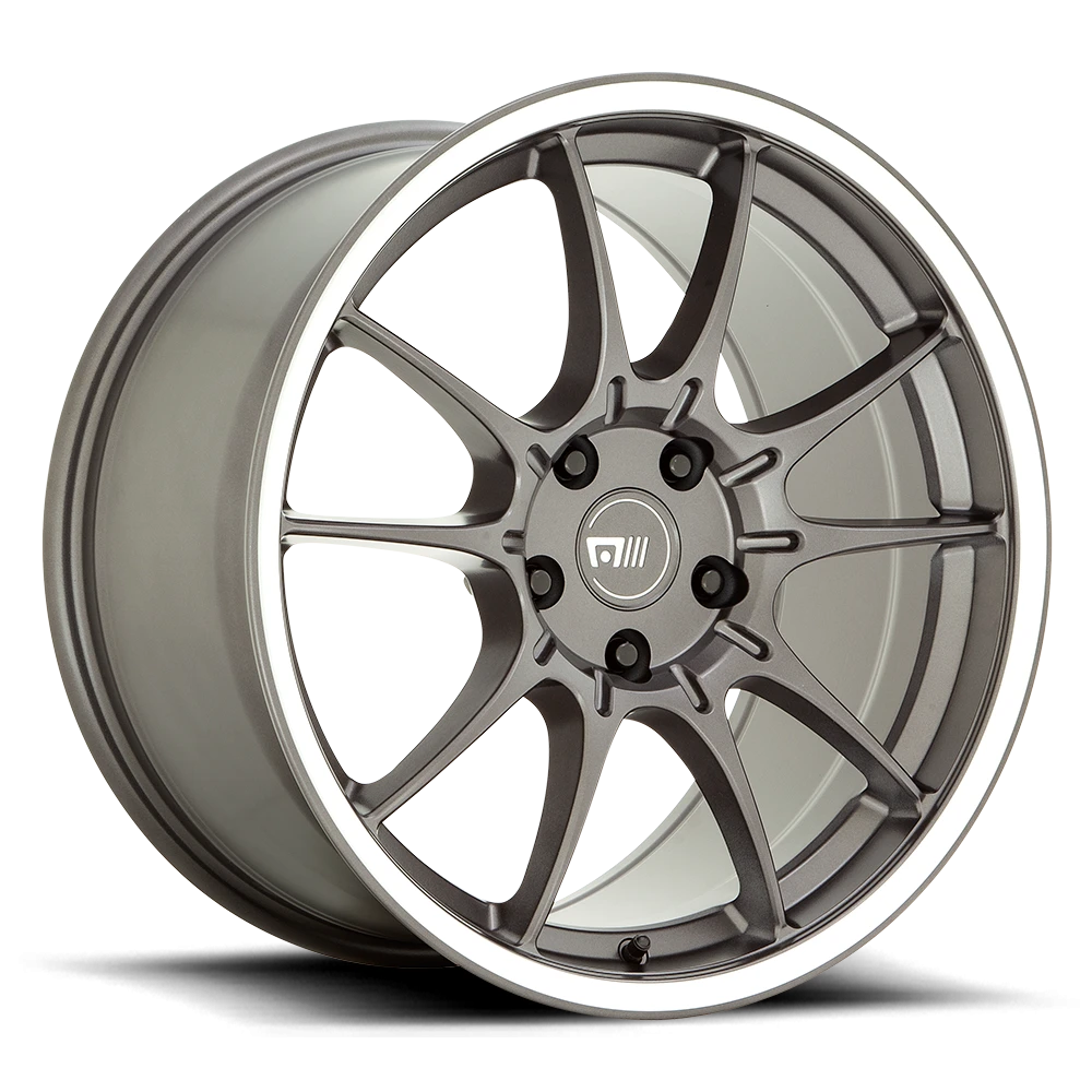 Motegi MR152 SS5 17x8" 4x108mm 63.4mm CB +45mm Gunmetal Machined Lip