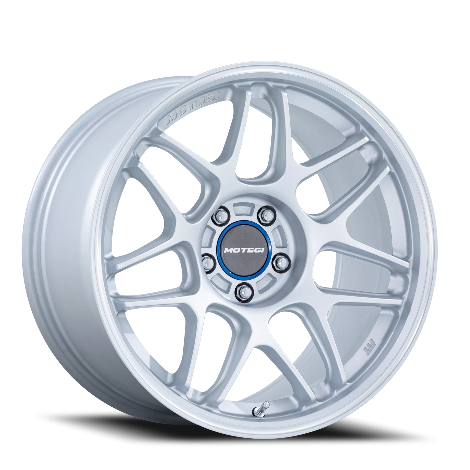 Motegi MR158 Tsubaki 19x9.5" 5x114.3mm 72.56mm CB +40mm Hyper Silver Machined Lip