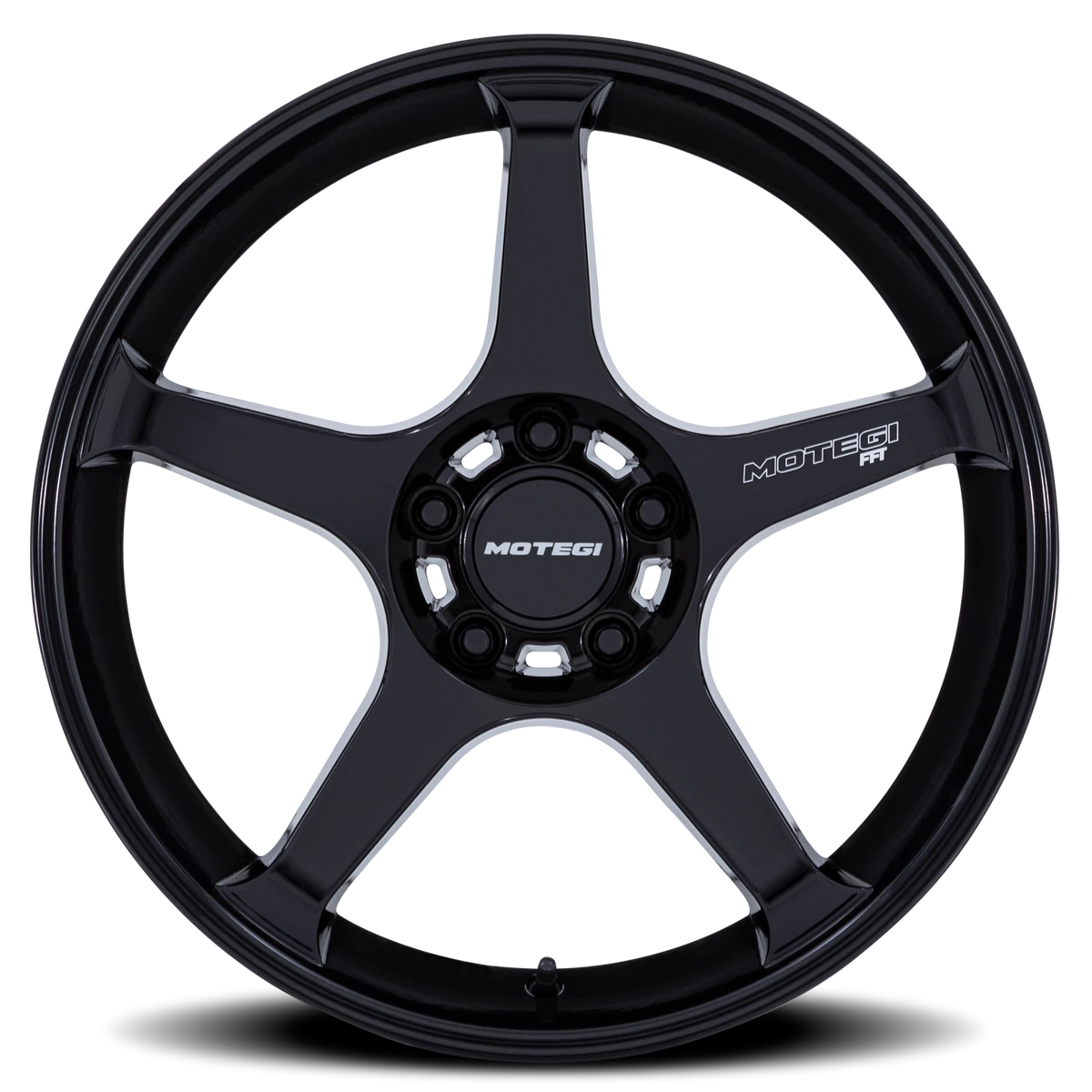 Motegi MR159 Battle V 18x9.5 +0 5x120mm 74.1mm Gloss Blackbird Metallic