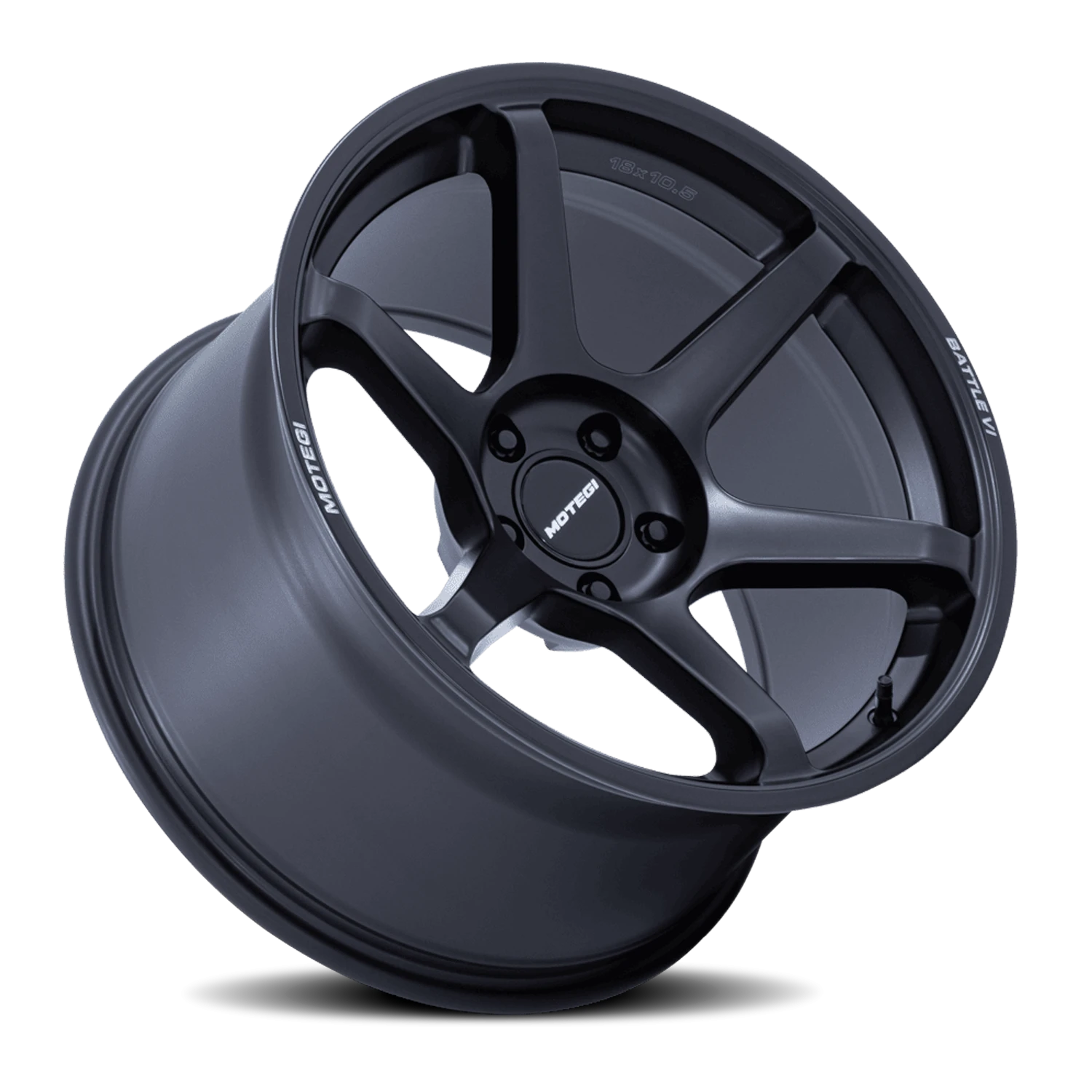 Motegi MR160 Battle VI 18x9.5" 4x114.3mm 72.56mm CB +35mm Matte Blackbird Metallic