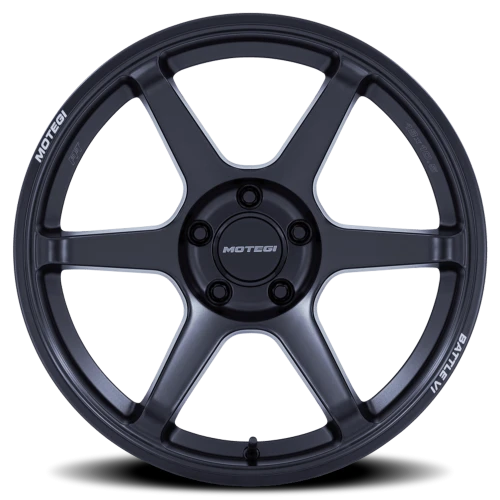 Motegi MR160 Battle VI 18x10.5" 5x120mm 74.1mm CB +35mm Matte Blackbird Metallic