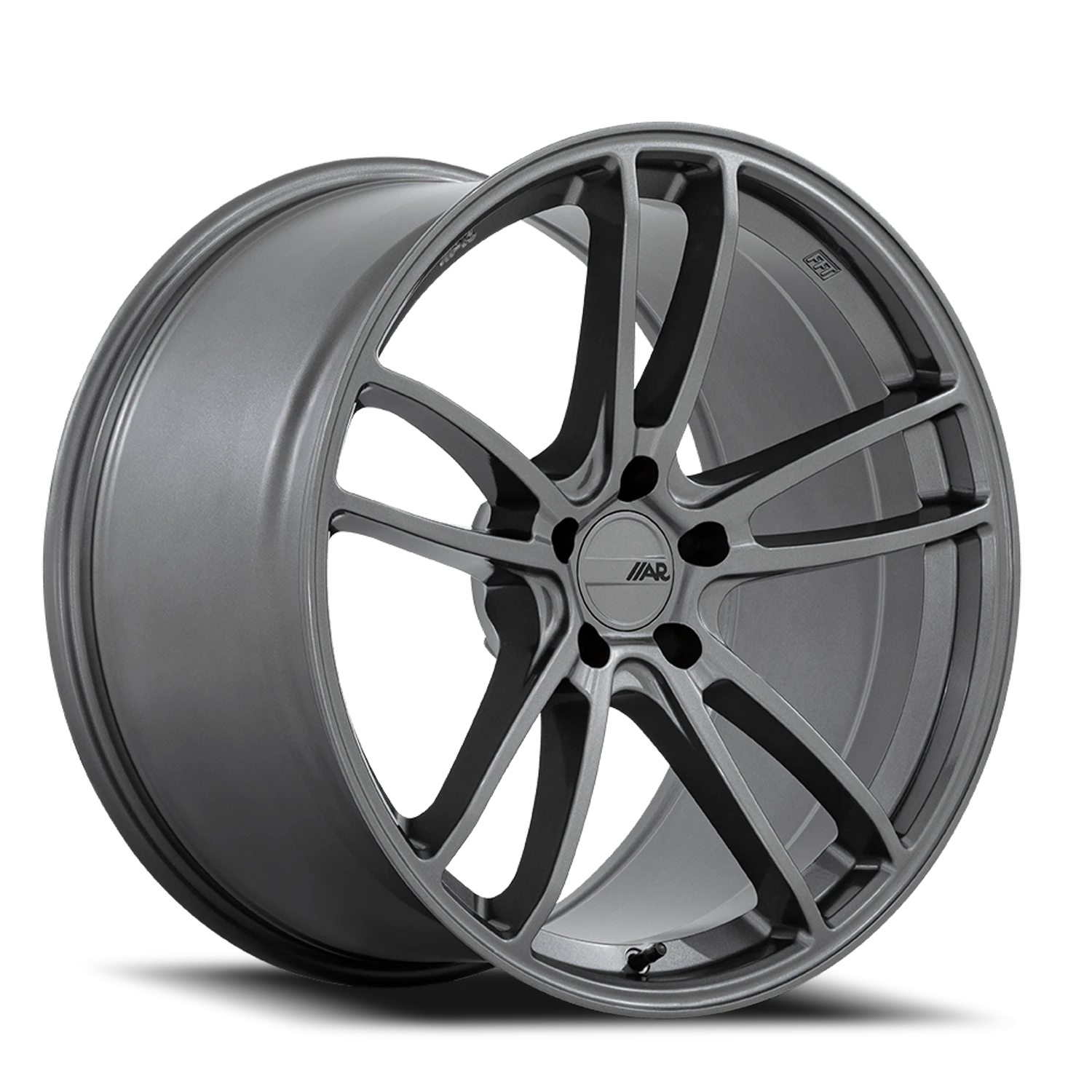 American Racing Mach Five 19x10" 5x114.3mm 70.5mm CB +35mm Graphite