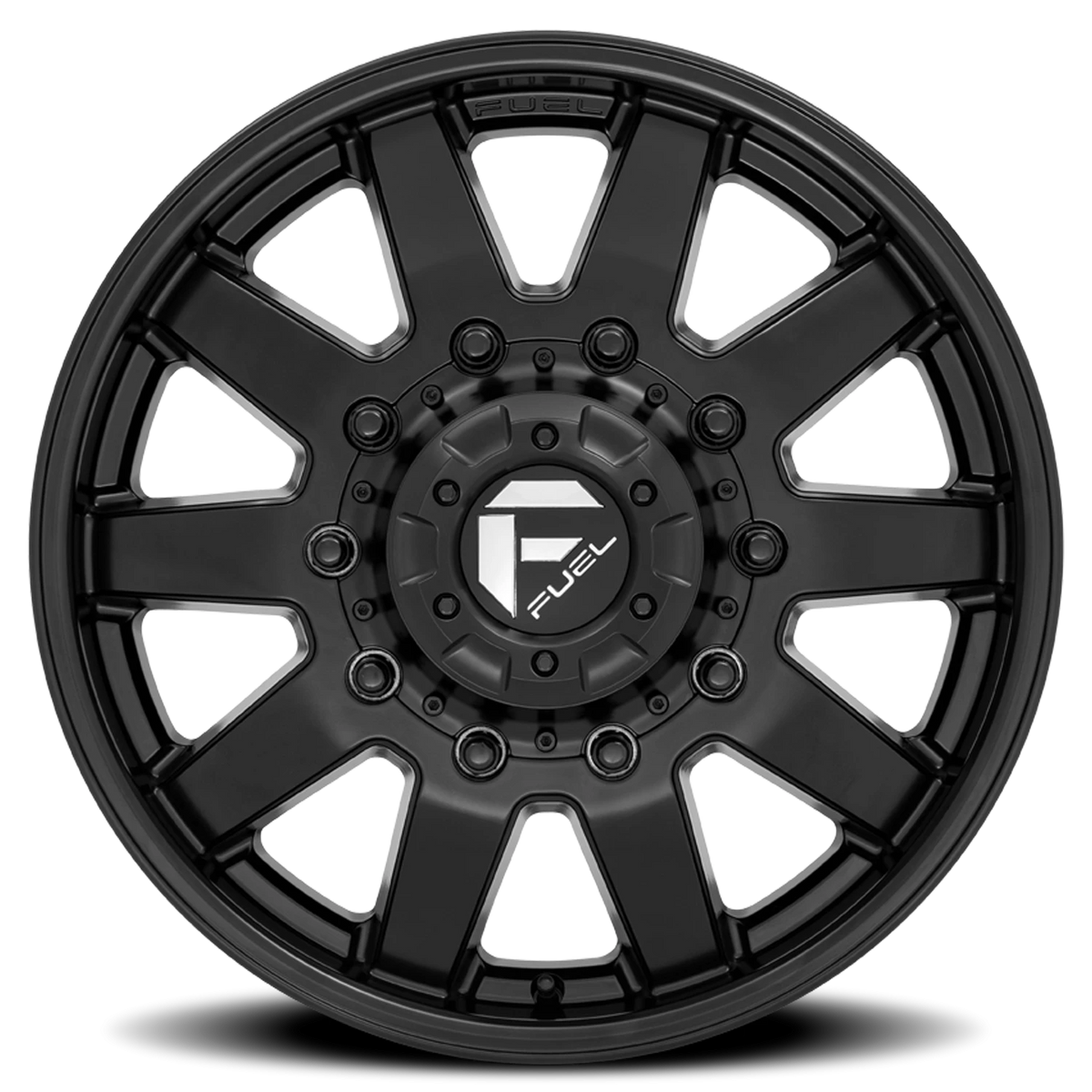 Fuel Maverick Dually 20x8.25 +105 10x225mm 170.1mm Matte Black