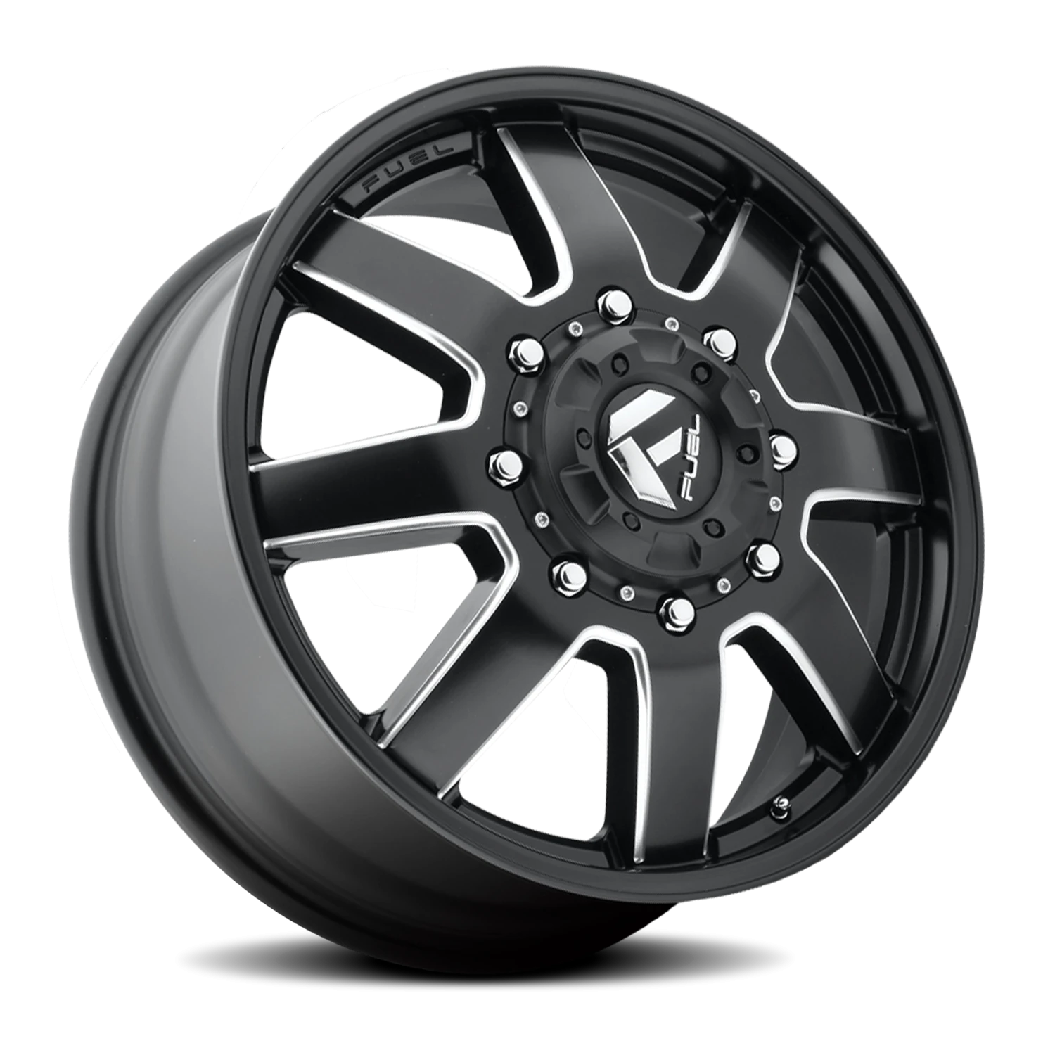Fuel Maverick Dually 22x8.3" 8x200mm 142mm CB +105mm Black Milled