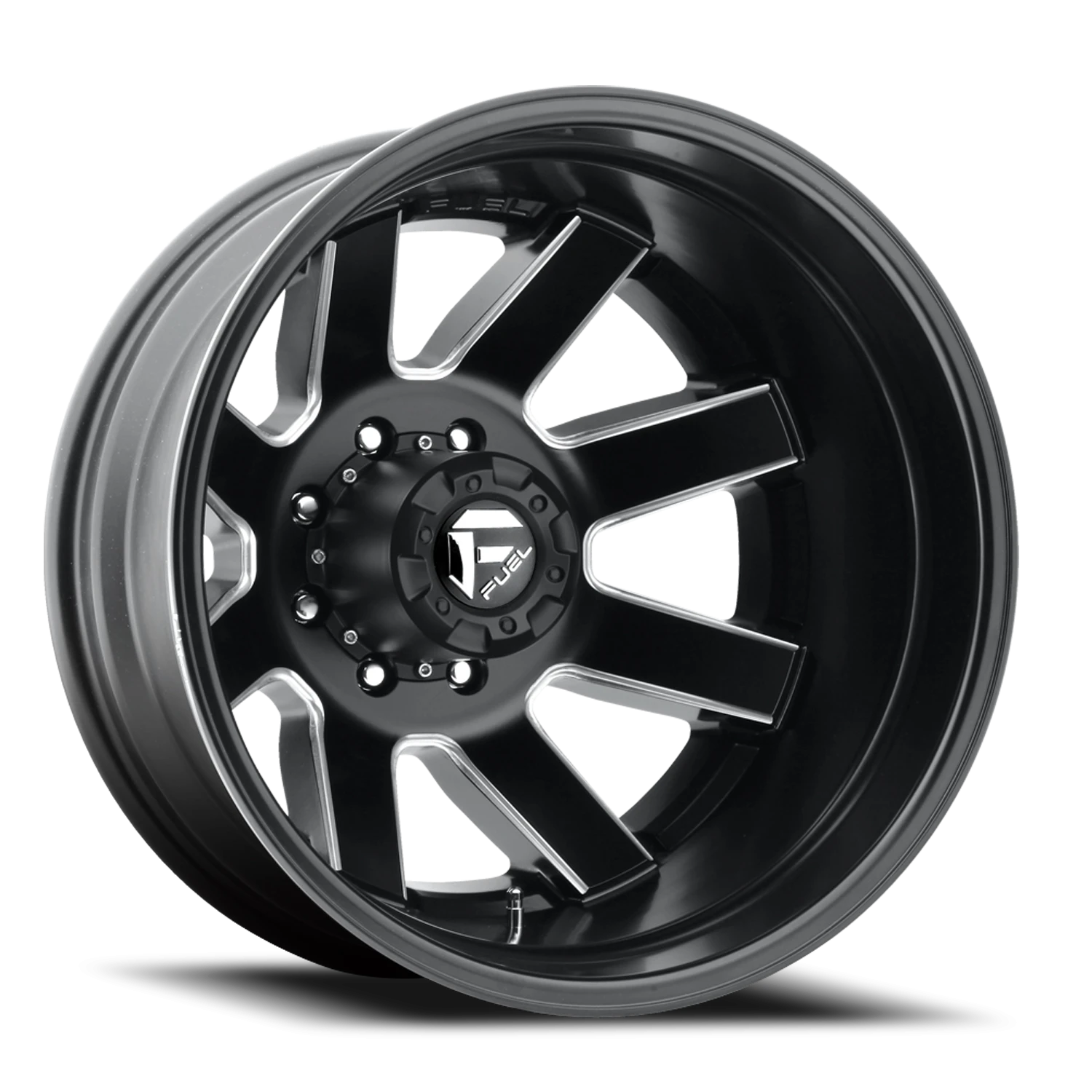 Fuel Maverick Dually 17x6.5" 8x200mm 142mm CB -140mm Black Milled