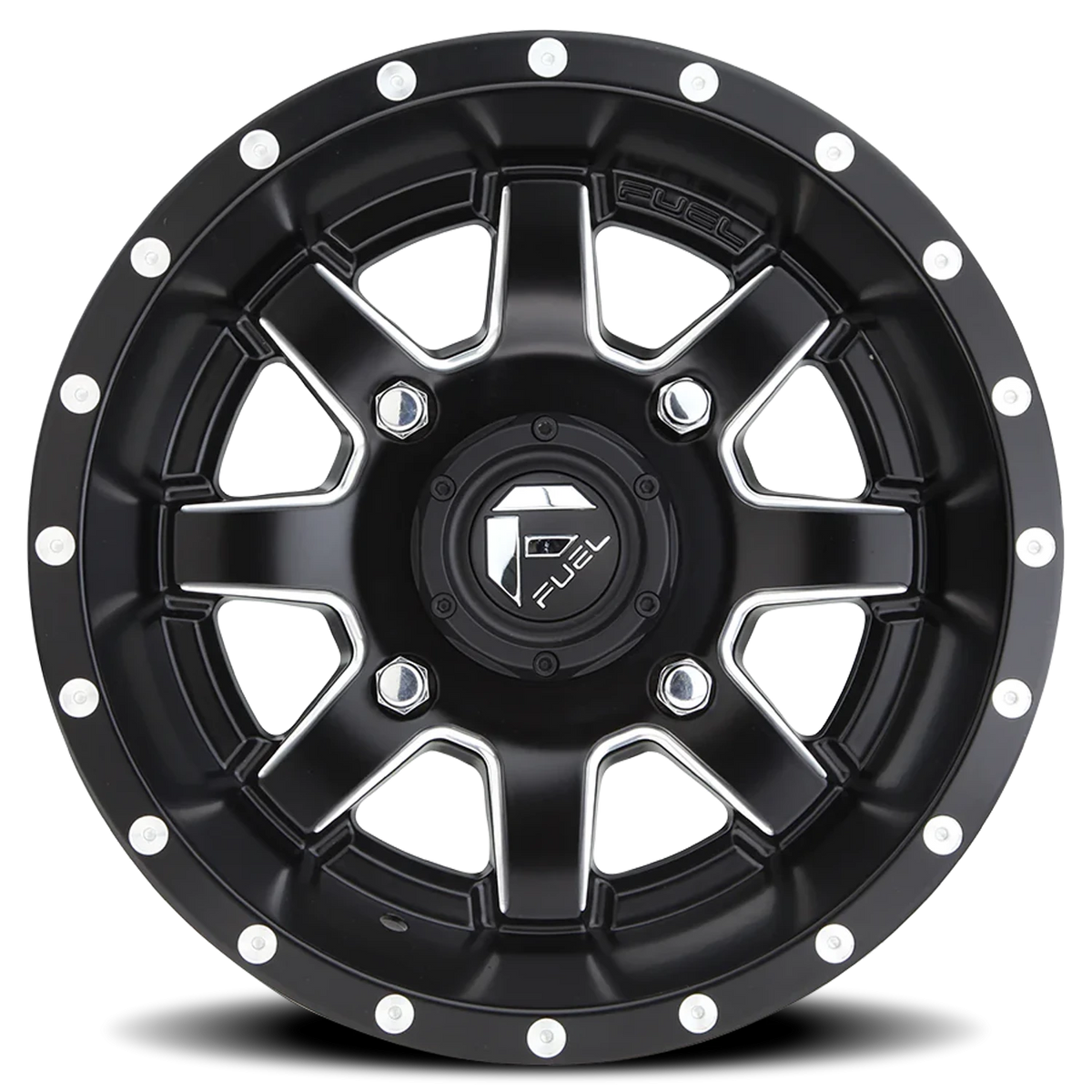Fuel Maverick UTV 15x10 +0 4x137mm 110.2mm Matte Black Milled