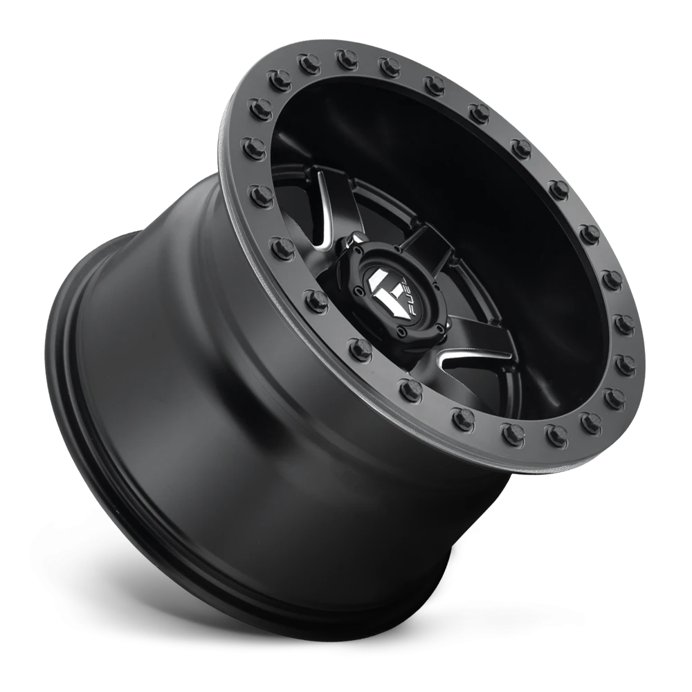 Fuel Maverick UTV 15x8" 4x156mm 132mm CB 0mm Matte Black Beadlock