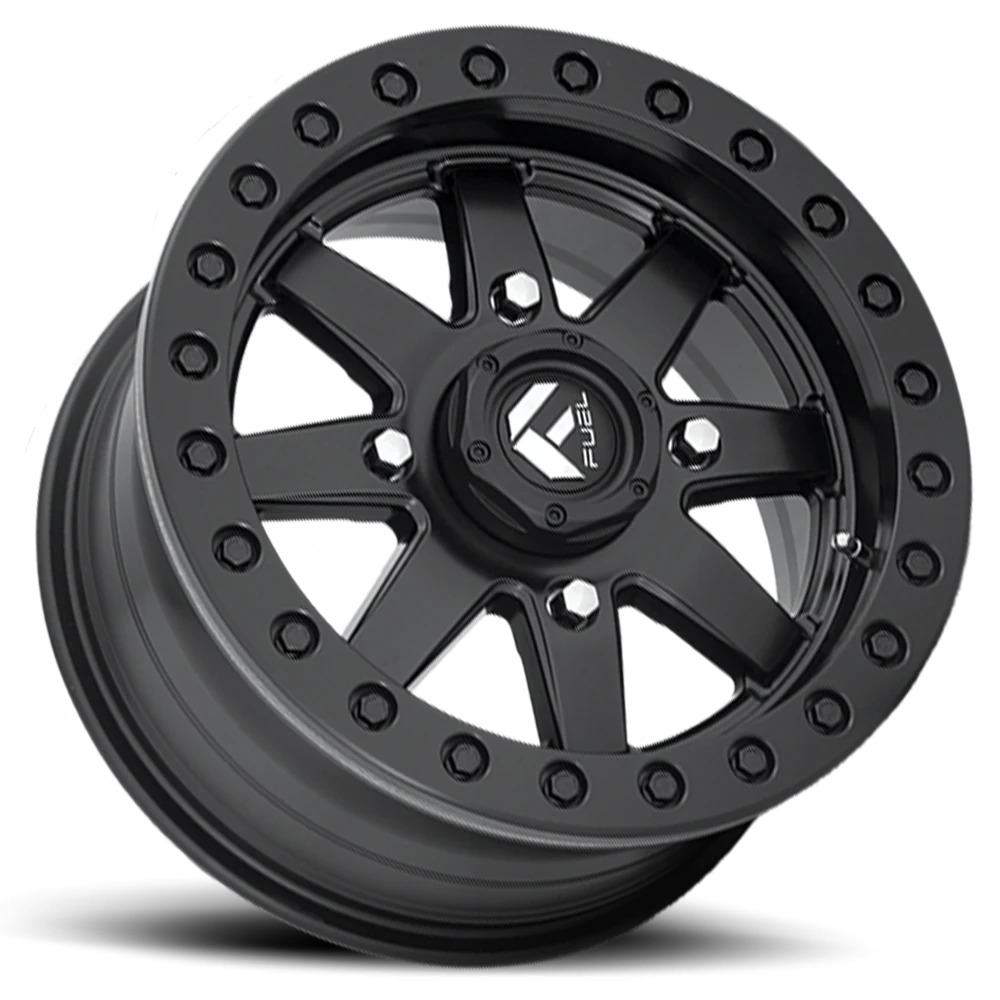 Fuel Maverick UTV 15x7" 4x156mm 132mm CB +38mm Matte Black Beadlock