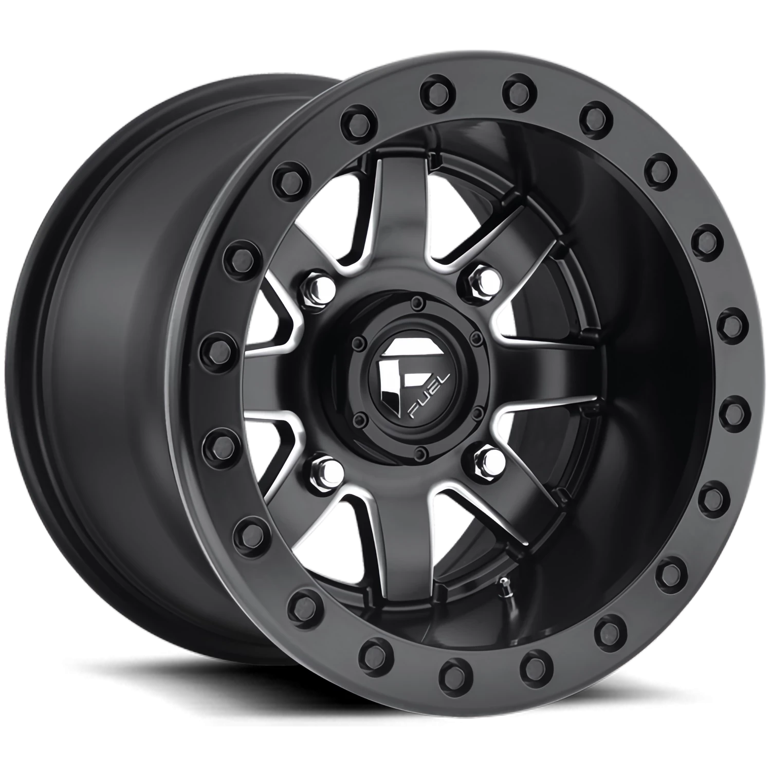 Fuel Maverick UTV 15x7" 4x156mm 132mm CB +13mm Matte Black Milled
