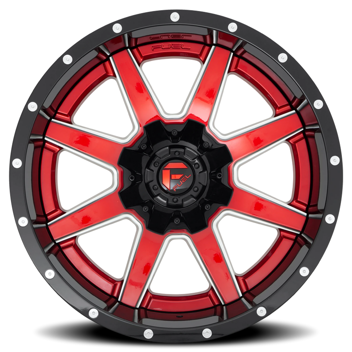 Fuel Maverick 22x12 -44 5x127mm 87.1mm Gloss Red
