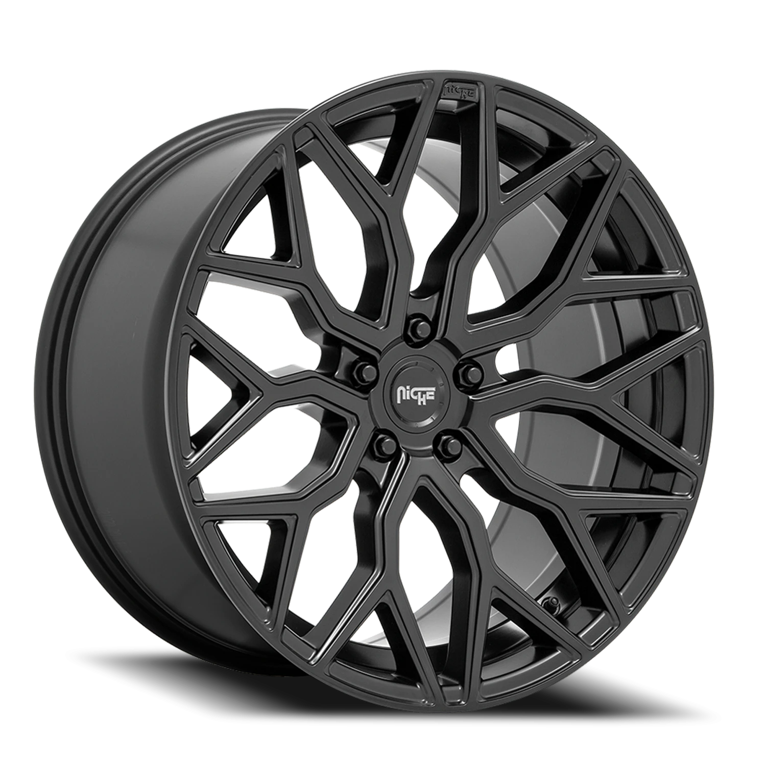 Niche Mazzanti 19x8.5" 5x112mm 66.5mm CB +25mm Matte Black
