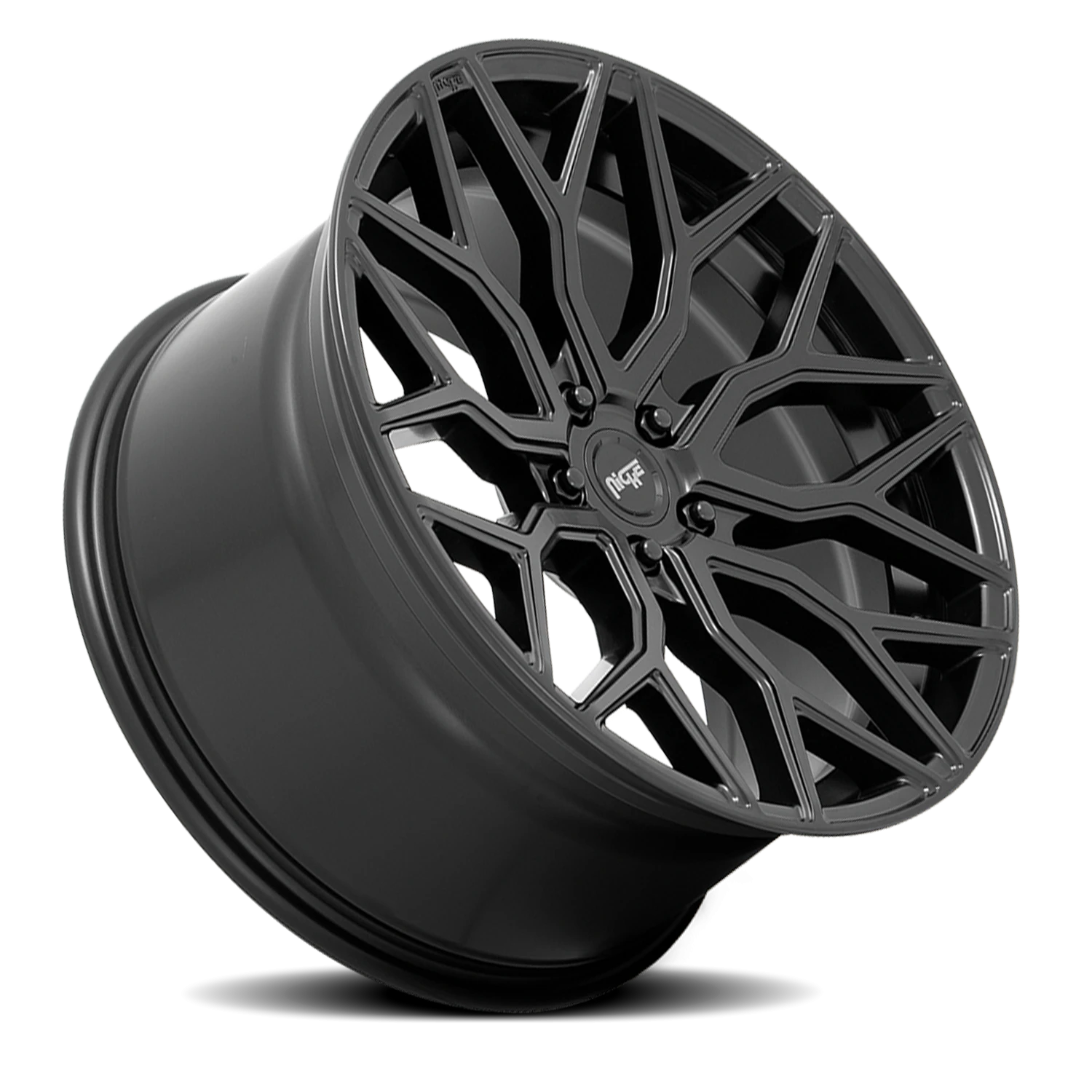 Niche Mazzanti 19x8.5" 5x112mm 66.5mm CB +25mm Matte Black