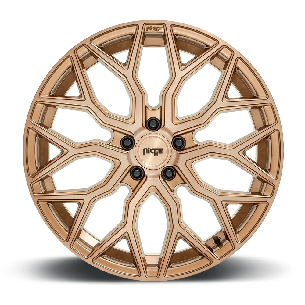 Niche Mazzanti 19x8.5" 5x120mm 72.5mm CB +35mm Brushed Bronze