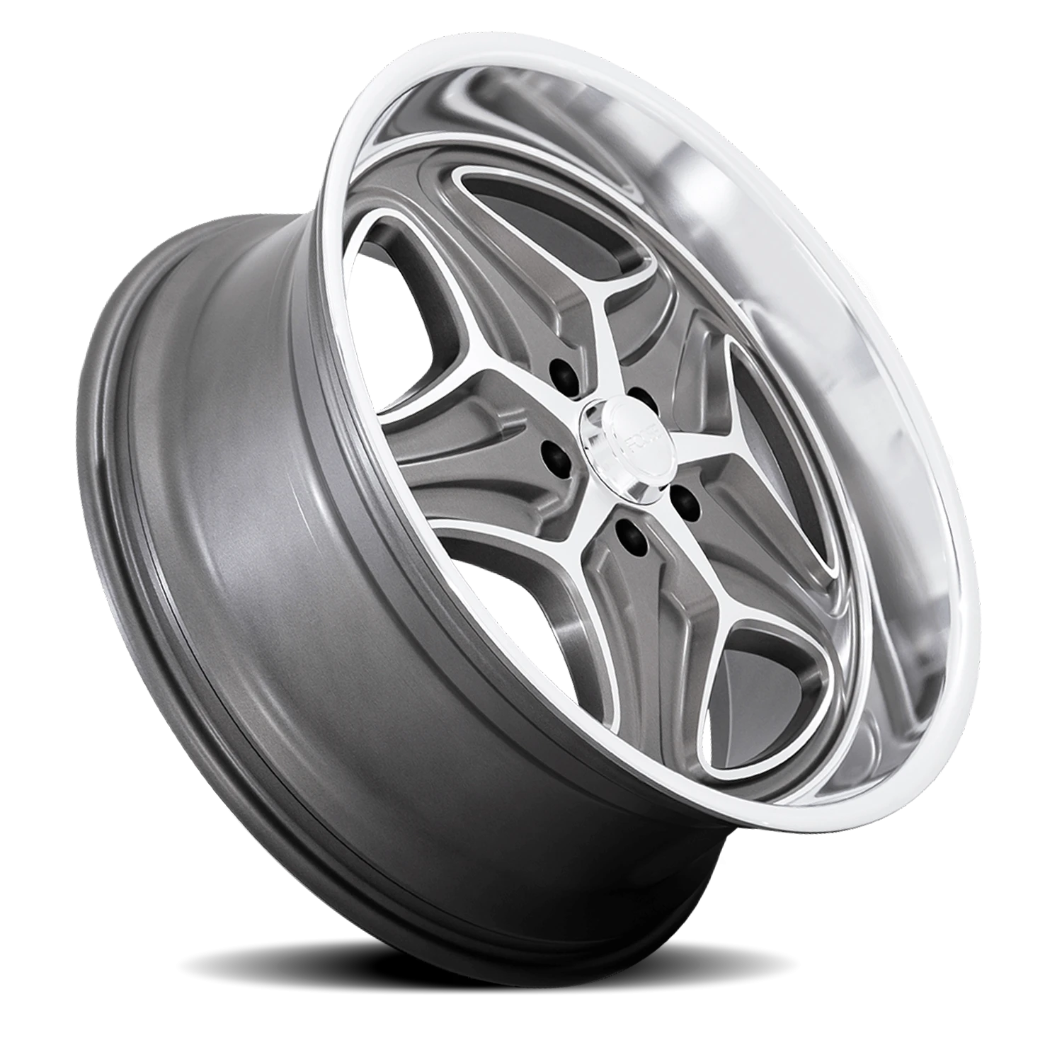 Foose Merlot 22x10.5" 5x120.65mm 72.56mm CB +6mm Anthracite Machined