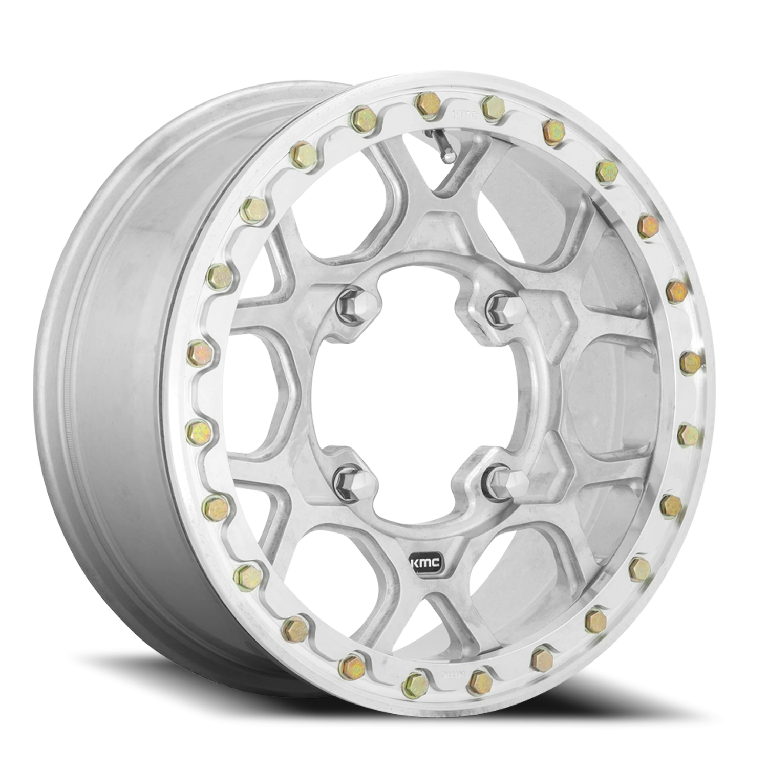 KMC Mesa Beadlock Forged UTV 15x6" 4x156mm 119.1mm CB +38mm Machined Raw Machined