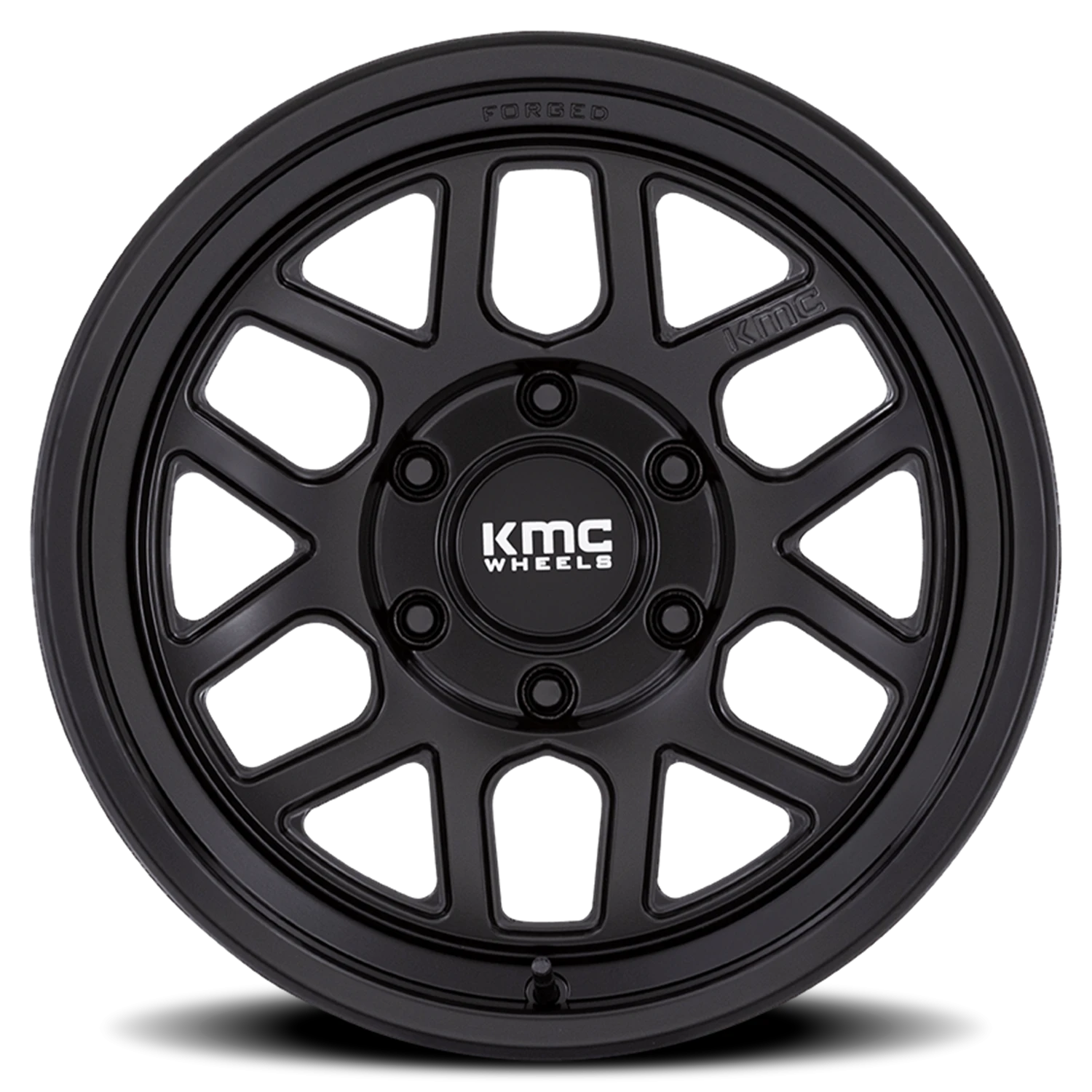 KMC Mesa Forged Monoblock 17x8.5" 6x135mm 87.1mm CB 0mm Satin Black