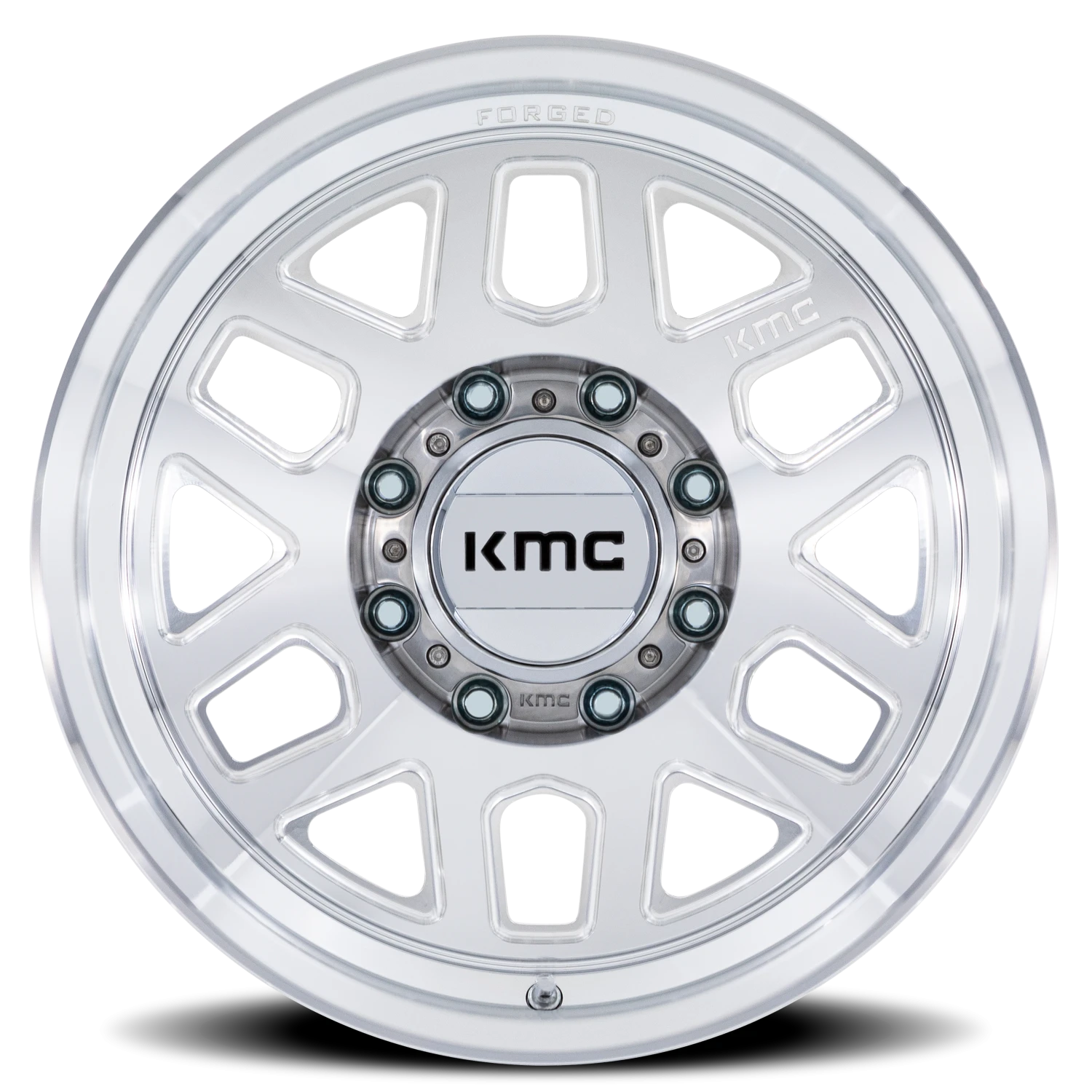 KMC Mesa Forged Monoblock 18x9" 8x170mm 125.1mm CB -12mm Machined Raw Machined