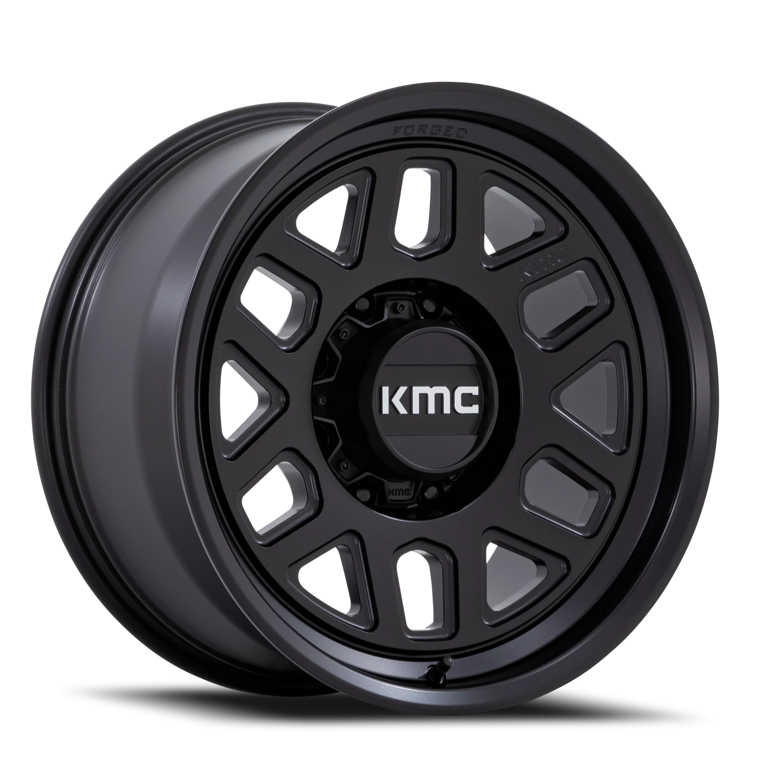 KMC Mesa Forged Monoblock KM451 MX 18x9 -12 8x170mm 125.1mm Satin Black