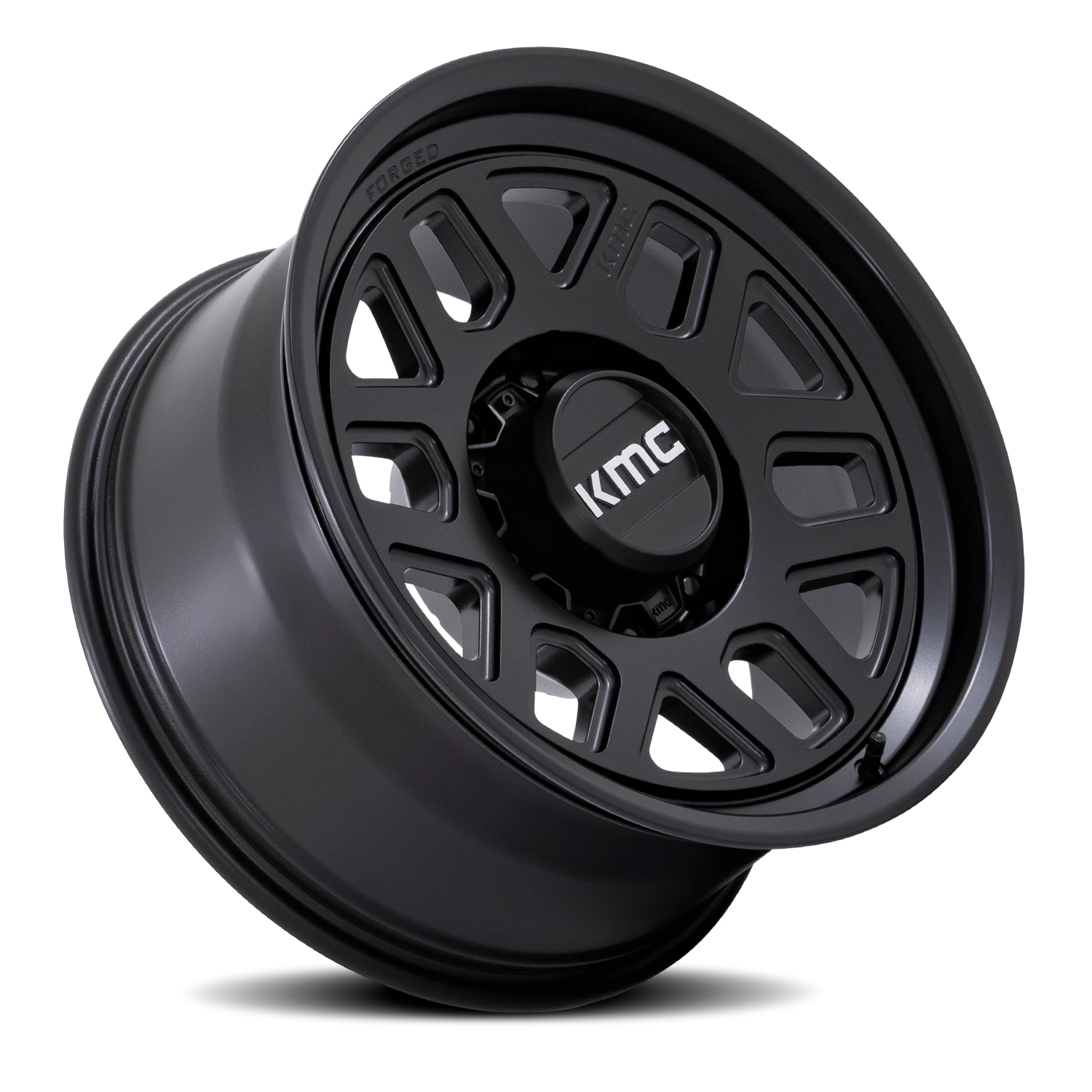 KMC Mesa Forged Monoblock KM451 MX 18x9 -12 8x170mm 125.1mm Satin Black