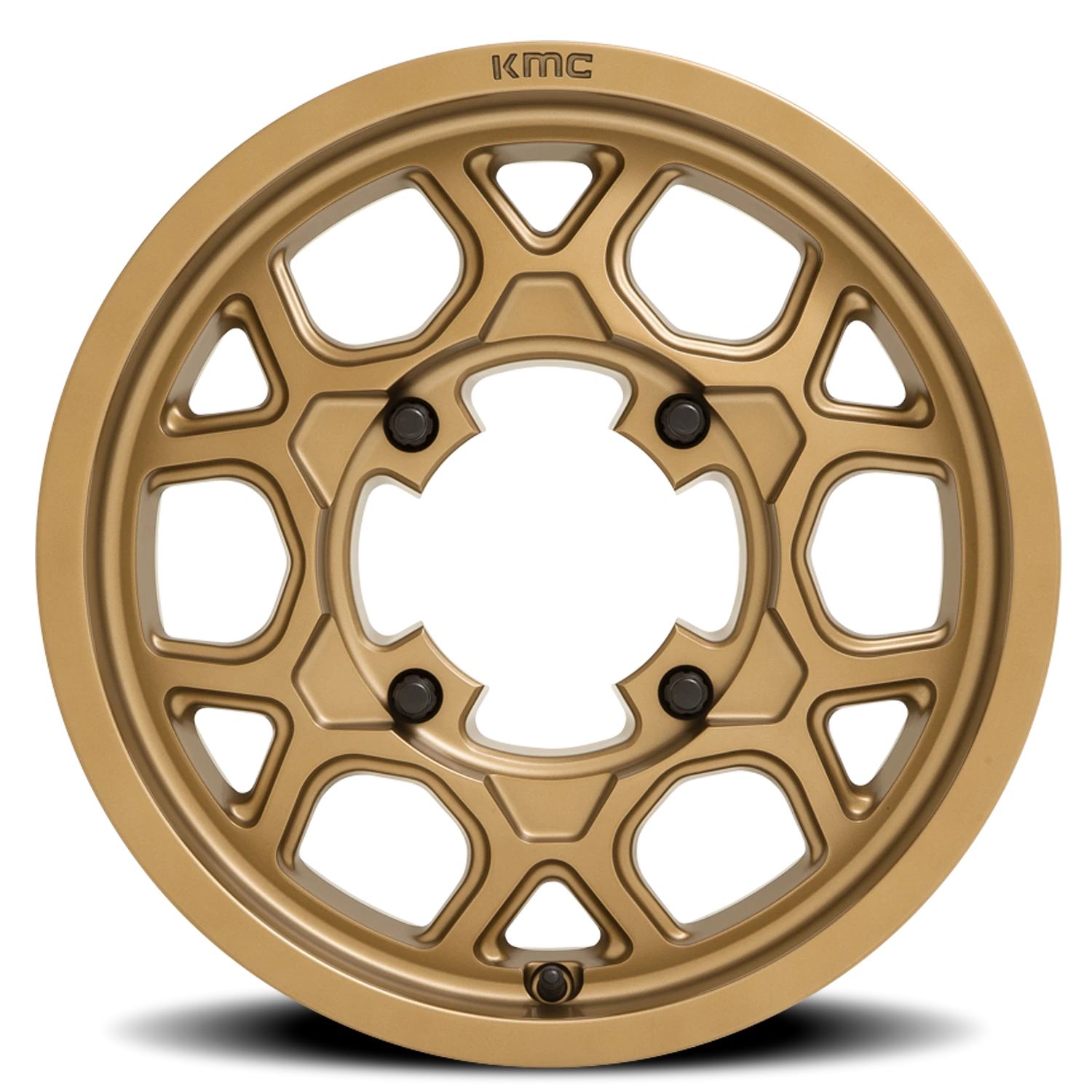 KMC Mesa Lite UTV 15x6" 4x137mm 96mm CB +38mm Matte Bronze