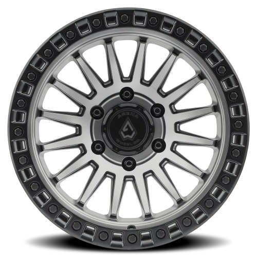 Arena Mesa 20x9" 6x139.7mm 106.1mm CB 0mm Satin Gunmetal Satin Black Lip