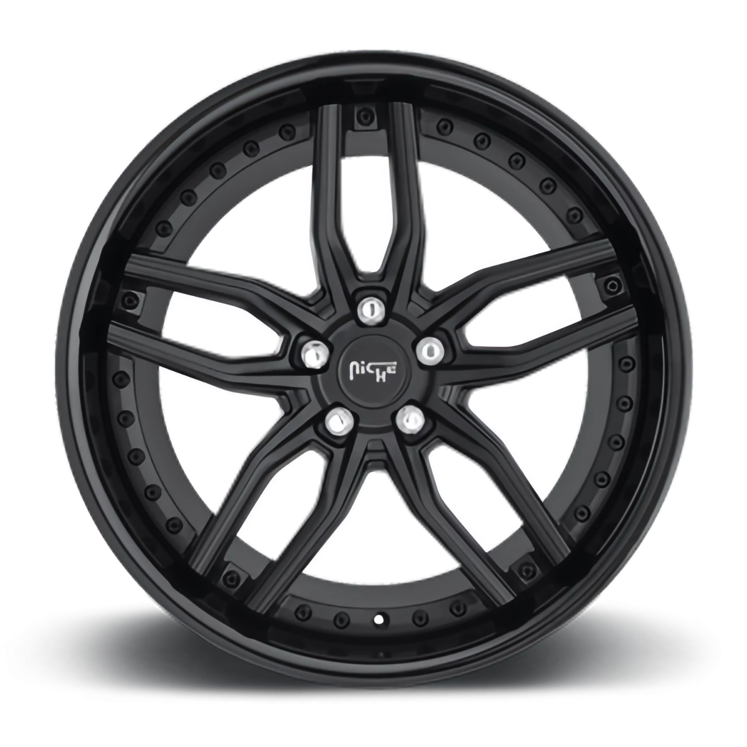 Niche Methos 20x9" 5x114.3mm 72.6mm CB +35mm Gloss Matte Black