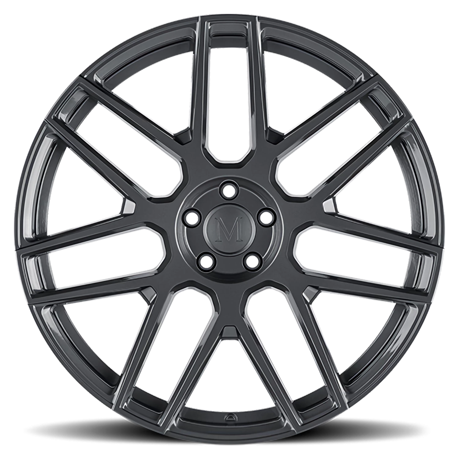 Mandrus Miglia 20x10" 5x112mm 66.6mm CB +25mm Gloss Gunmetal