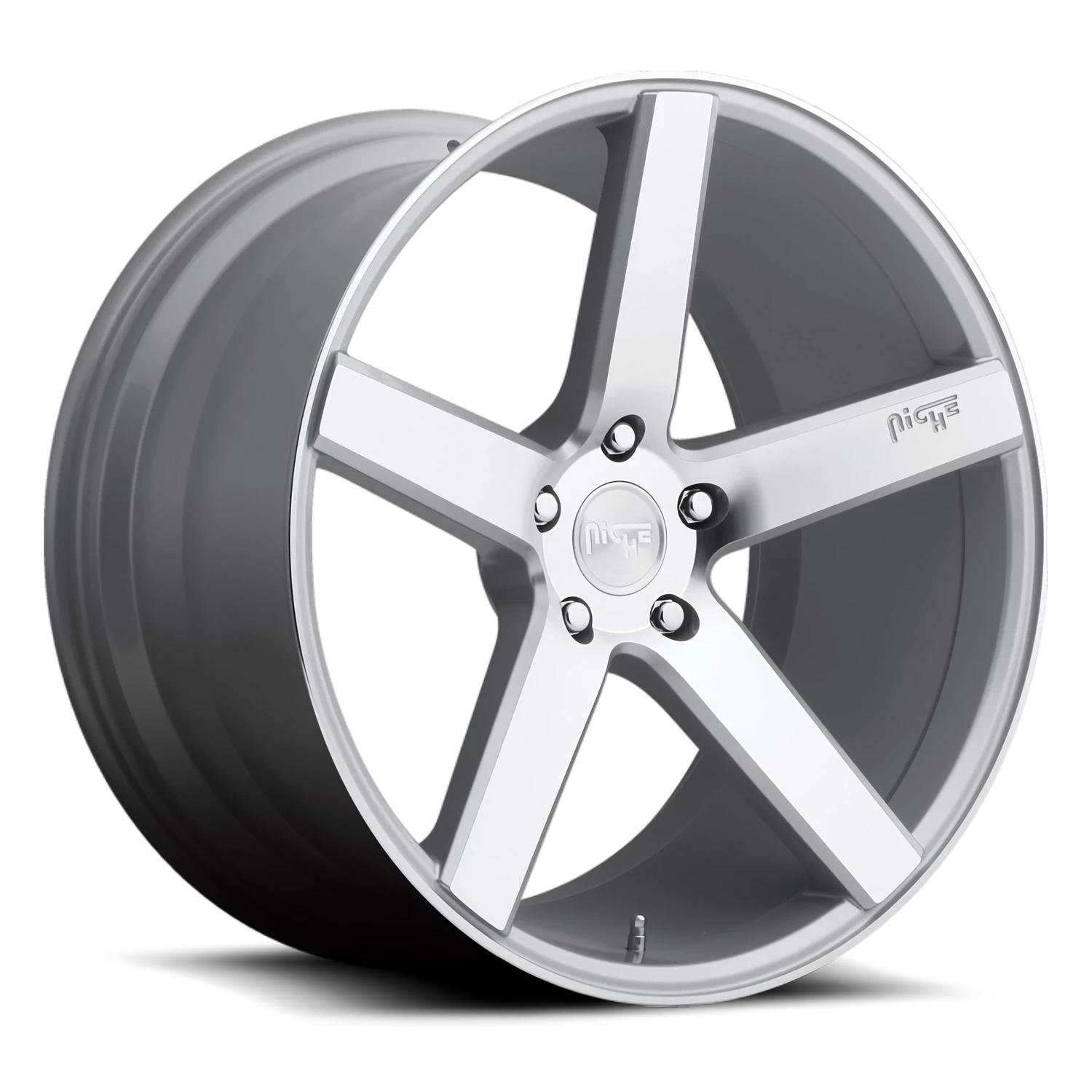 Niche Milan 18x8" 5x114.3mm 72.6mm CB +40mm Silver Machined