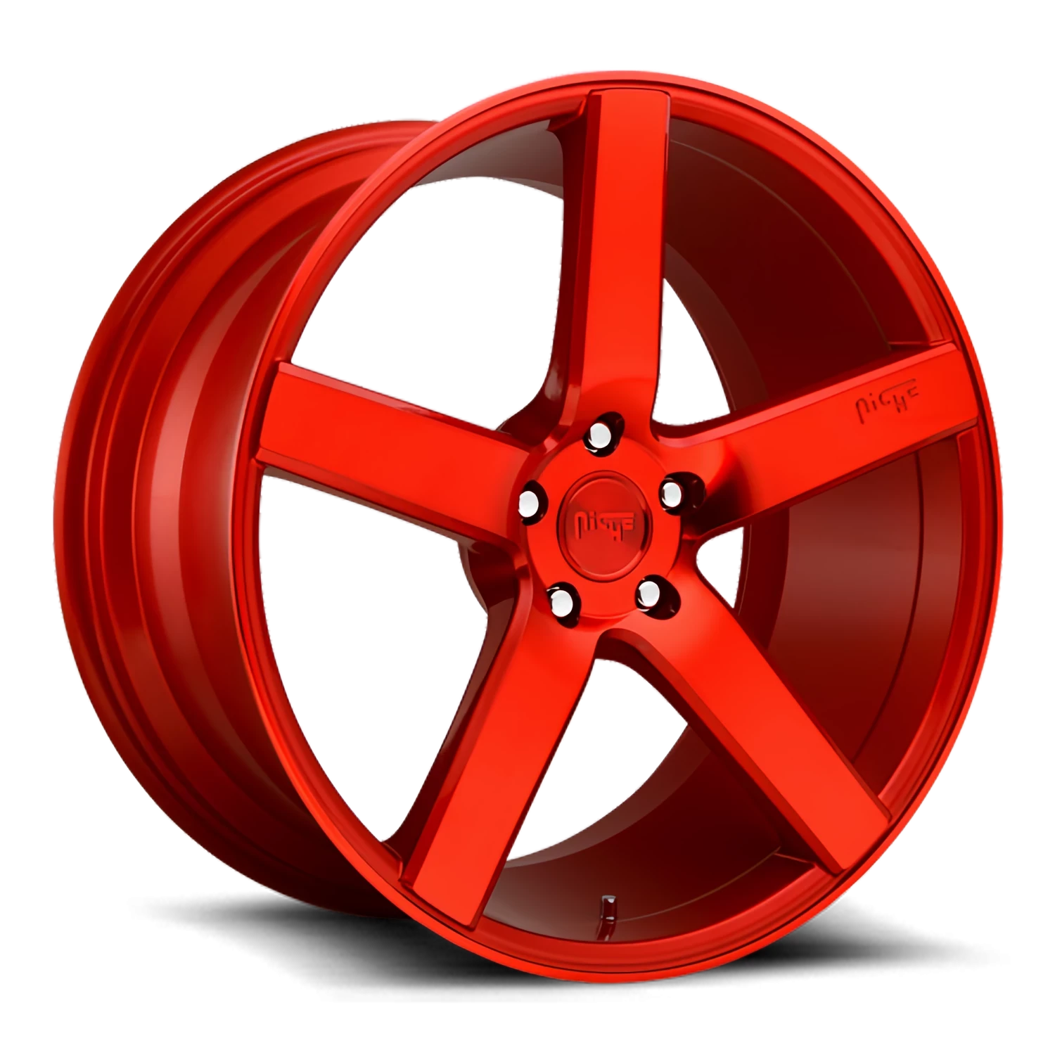 Niche Milan 20x10" 5x114.3mm 72.6mm CB +40mm Gloss Red