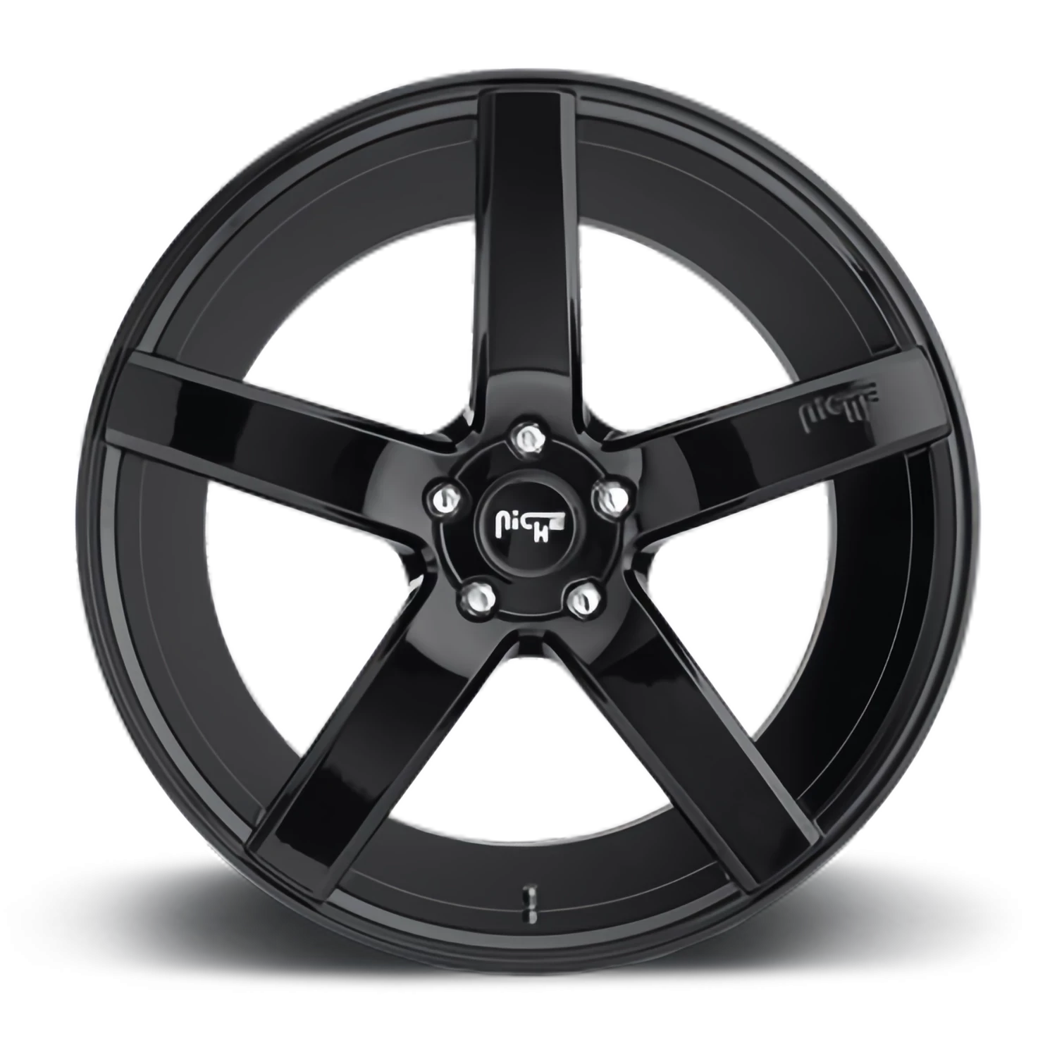 Niche Milan 22x10" 5x127mm 71.5mm CB +35mm Gloss Black