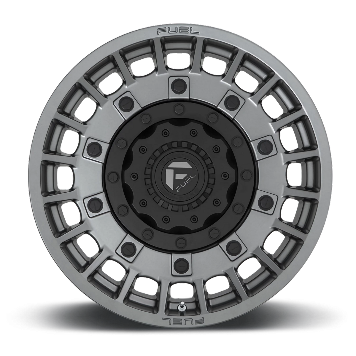 Fuel Militia 20x9 +1 5x114.3mm 78.1mm Matte Gunmetal
