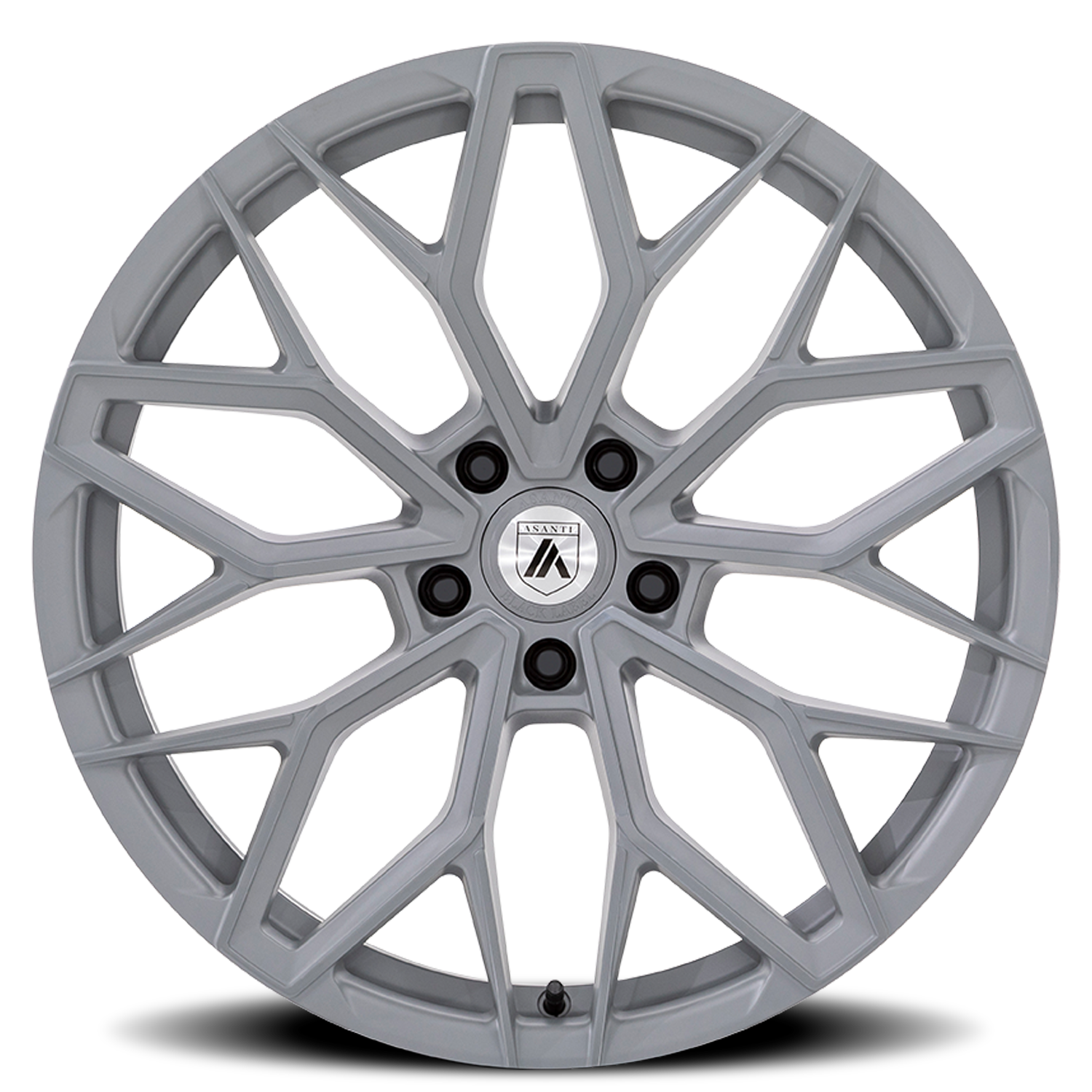 Asanti Black Label Mogul 5 20x11" 5x115mm 71.5mm CB +22mm Battleship Gray Two Toned
