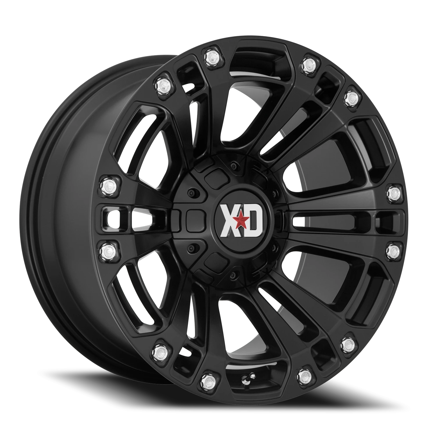 XD Series Monster 3 20x9" 5x139.7mm 110.5mm CB +18mm Satin Black