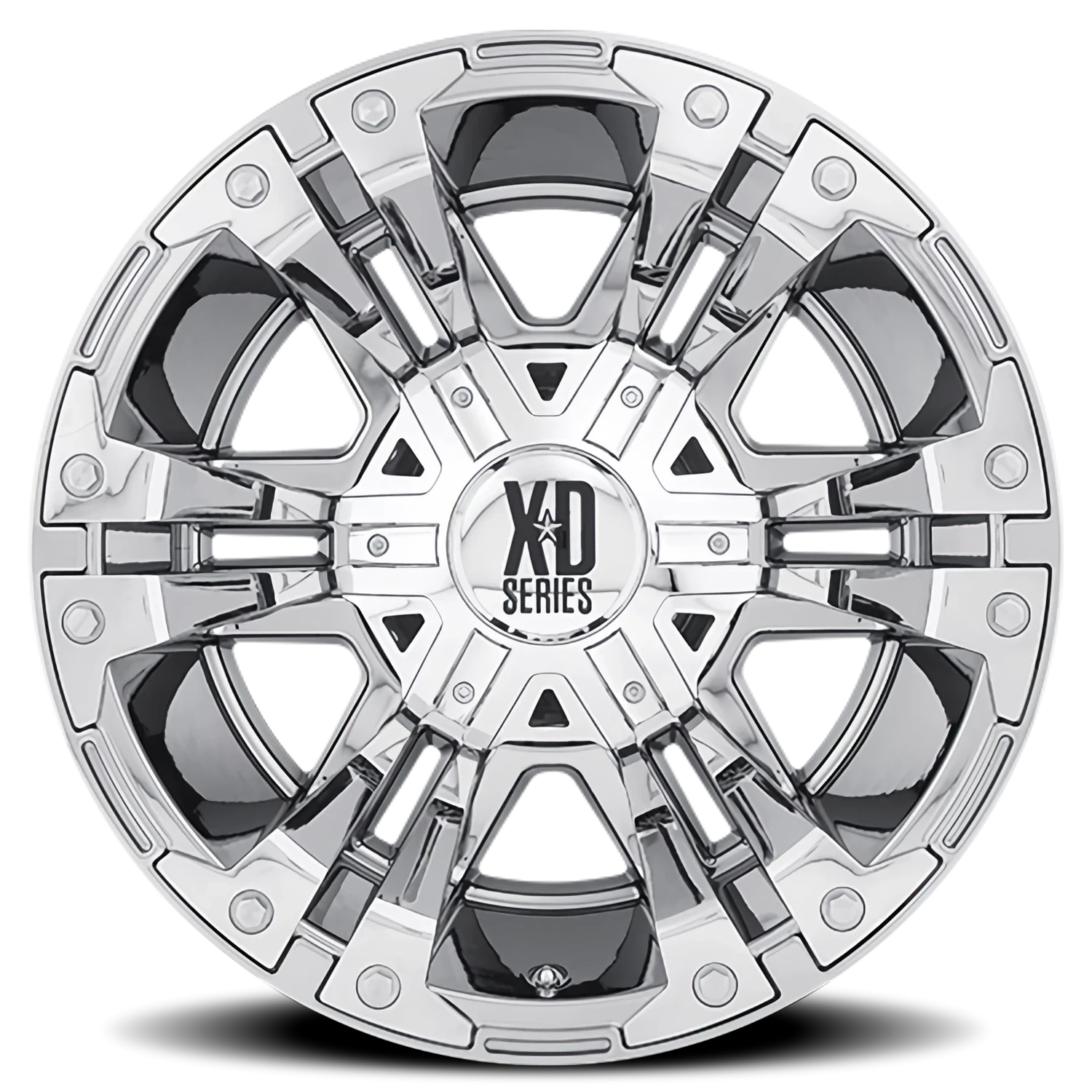 XD Series Monster XD778 CH 20x10 -12 5x139.7/5x150mm 110.5mm Chrome