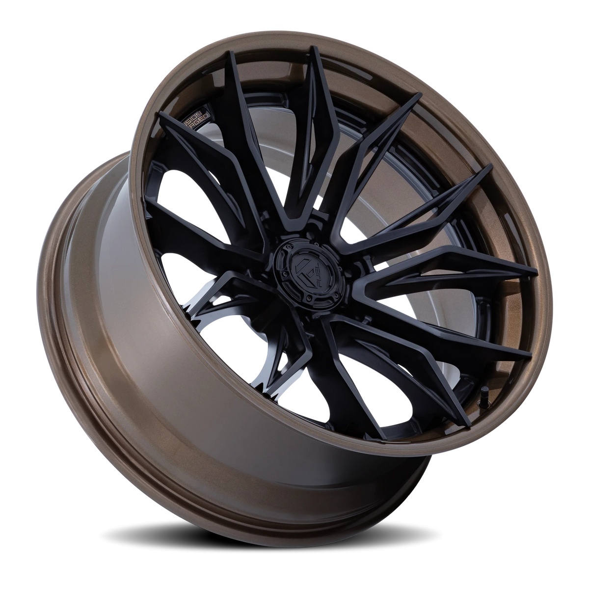 Fuel Mutiny 20x9 +20 6x135mm 87.1mm Matte Black Gloss Bronze Lip