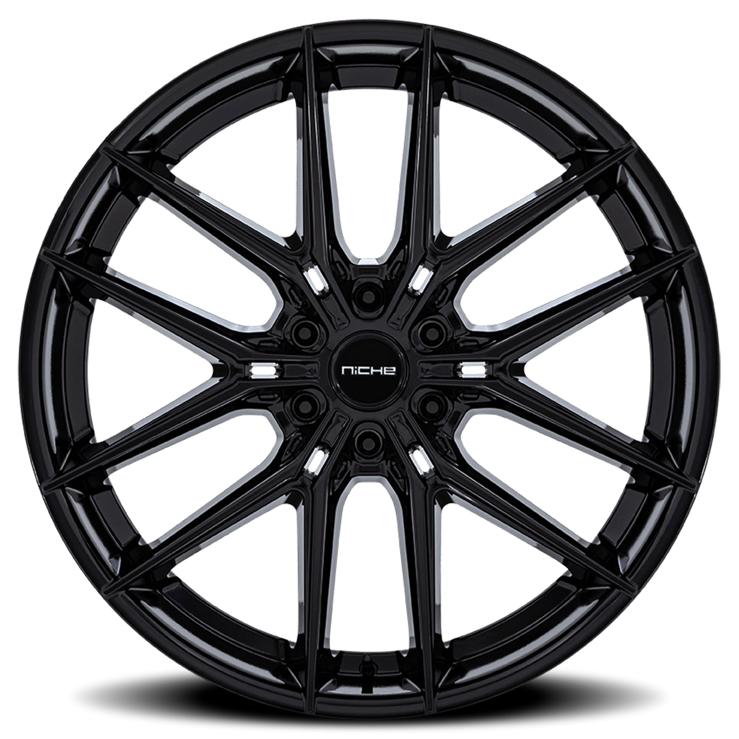 Niche NC280 Prodigy 6 24x10" 6x135mm 87.1mm CB +25mm Gloss Black
