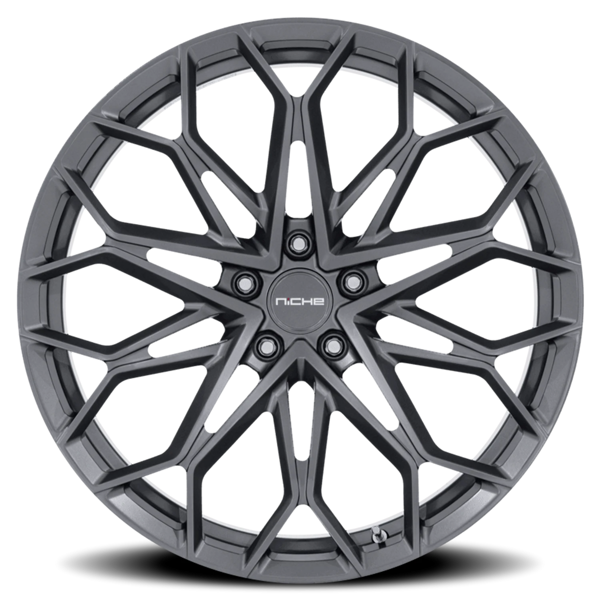 Niche NC600 Manta 21x13 +30 5x120mm 66.9mm Satin Gunmetal
