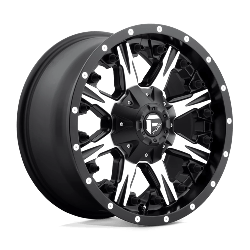 <b>Fuel Wheels</b> NUTZ -<br> Matte Black Machined