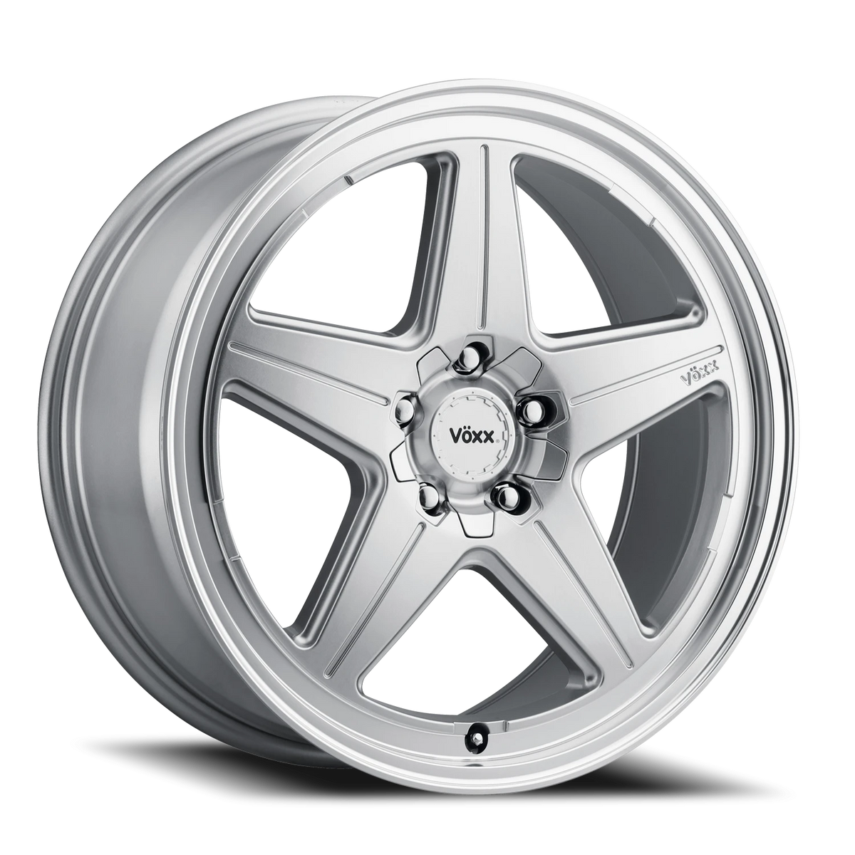 Voxx Wheel Nesso 18x8.5 +42 5x112mm 74.1mm Silver Machined Lip