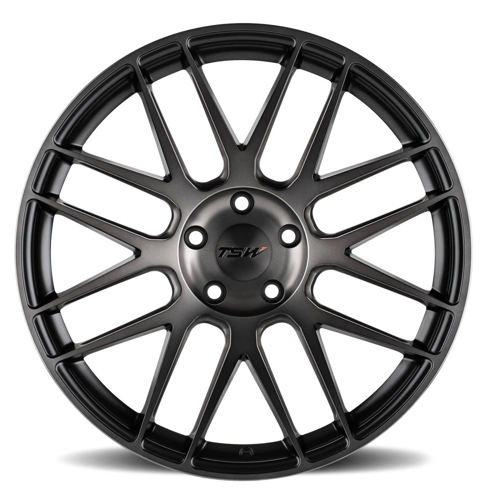 TSW Nord 20x10.5" 5x112mm 66.6mm CB +32mm Semi Gloss Black Milled Ball-Machined Dark Tint Face