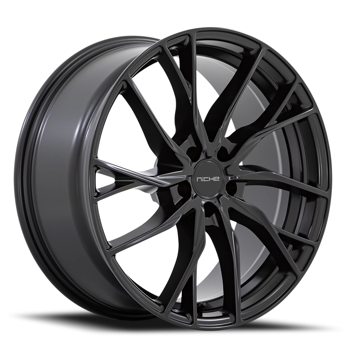 Niche Novara 20x10.5" 5x112mm 66.56mm CB +27mm Matte Black