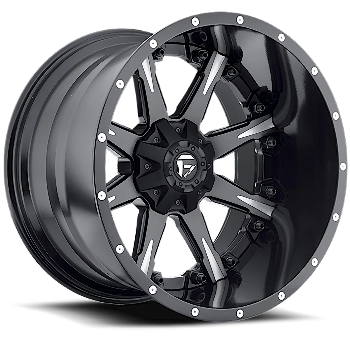Fuel Nutz 20x10 -19 5x127mm 87.1mm Black Milled