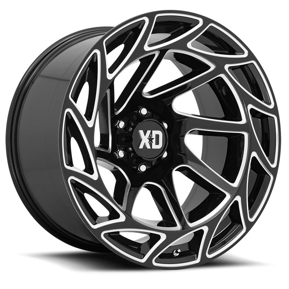 XD Series Onslaught 17x9" 5x127mm 71.5mm CB 0mm Gloss Black Milled