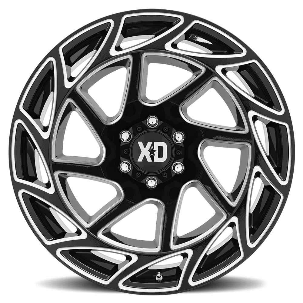 XD Series Onslaught 17x9" 5x127mm 71.5mm CB 0mm Gloss Black Milled